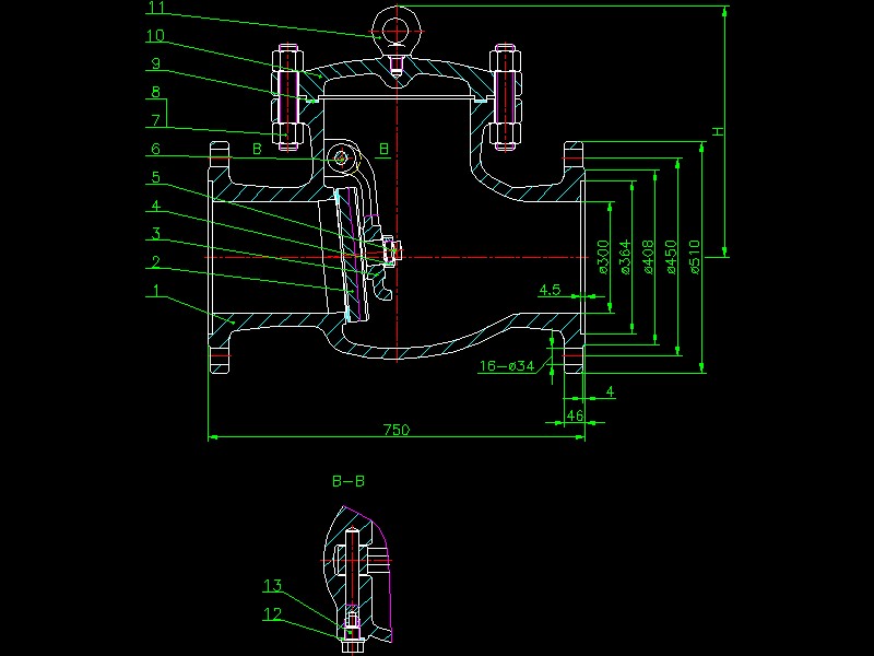 ����ʽֹ���y���b��DH44Hһ40 DN300