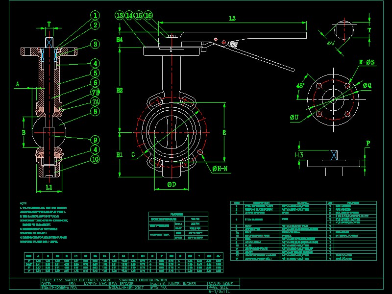 Butterfly ValvesCAD�D��