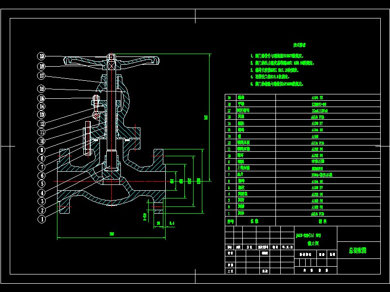 J41Hһ600(lb) NPSX ��ֹ�yCAD�D��