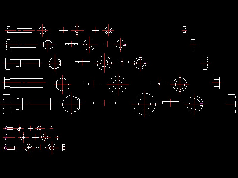 ������˨�������ƽ�|�����|����ñ��CAD�D��