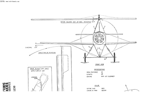 ����C��Cierva autogyro smaller�w�Cģ�͈D��