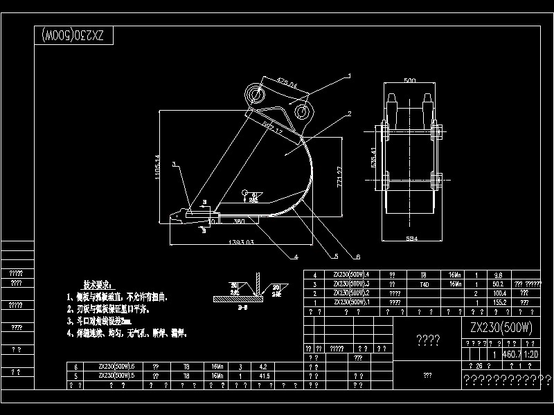 �����ڶ�ZX230CAD�D��