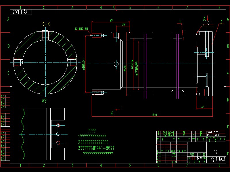 Ygһ1һ1Aһ3һ00 ��ͲCAD�D��