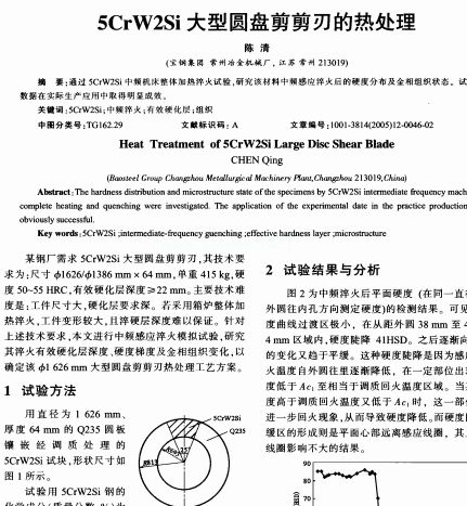 5CrW2Si���͈A�P�����еğ�̎��