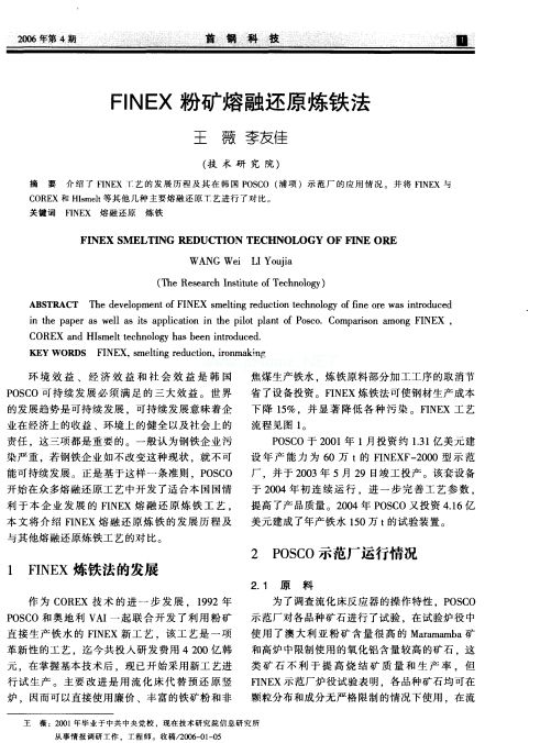 FINEX�۵V����߀ԭ���F��