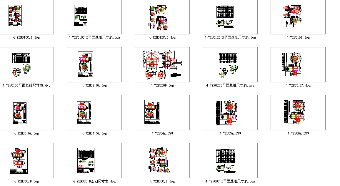 4һ72�L�Cϵ�ЈD��CAD�D��