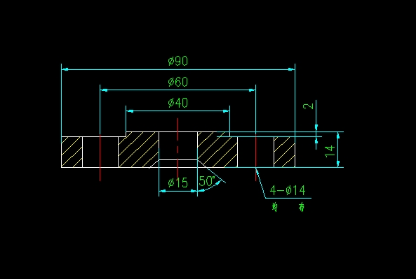 DN10���mCAD�ߴ�D
