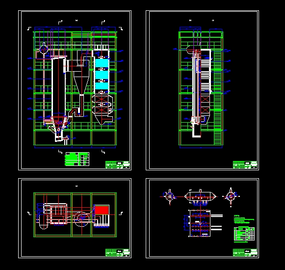 10.5MWѭ�hҺ������ˮ偠tCAD���D