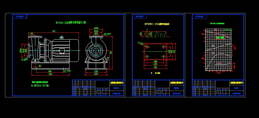 BPW80һ200 ����ˮ�ð��bCAD�D