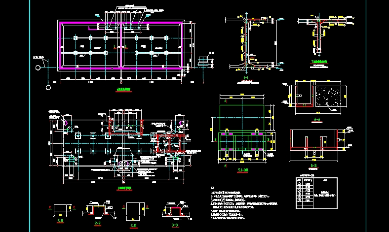 ѭ�hˮ�ؼ��÷��Y��ȫ�DCAD�D��