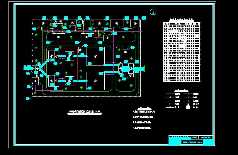 ��ˮ�Sƽ�沼�ÈD��1̖��CAD�D��