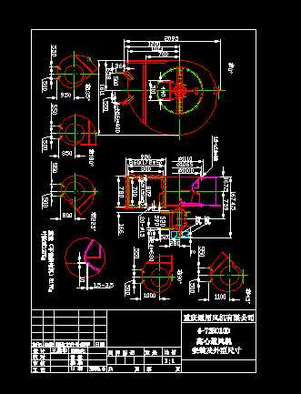 4һ72NO10D�x��ͨ�L�C���b�����γߴ�CAD�D��