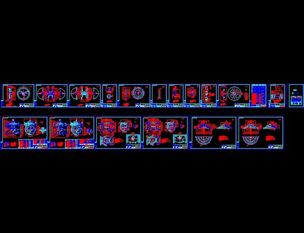 ˮ�������yND200SL100һ900Xһ16ȫ��CAD�D��