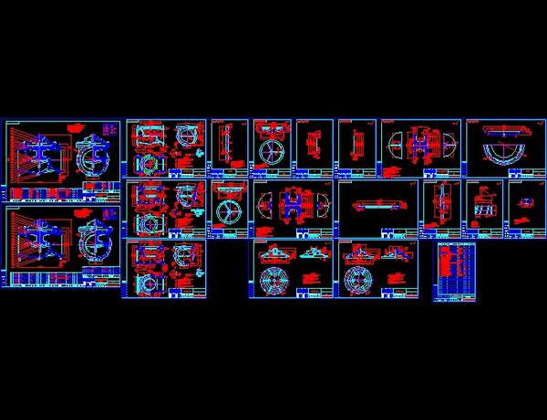 ˮ�������yND250SL100һ900Xһ16ȫ��CAD�D��