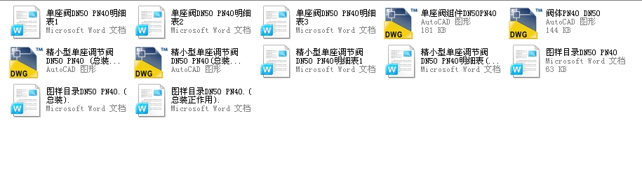 ��С�͆����yDN50PN40ȫ��CAD�D�����f����