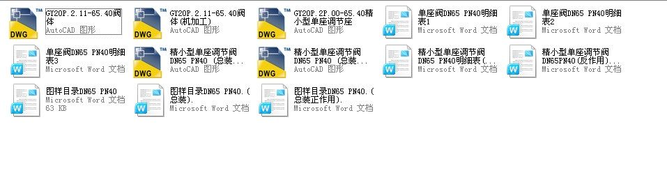 ��С�͆����yDN65PN40ȫ��CAD�D�����f����