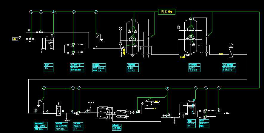 20Thr�ԁ�ˮ��ȡ��ˮ��ˇ���̈D  20T/H��ˮ�ĿCAD�D��