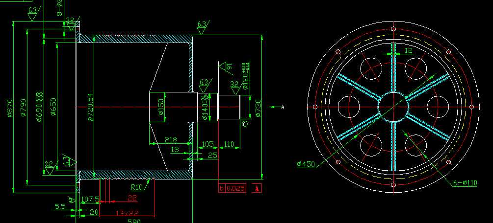 A3��ʽ���ؙC��PͲSAQһ1һ4CAD�D��
