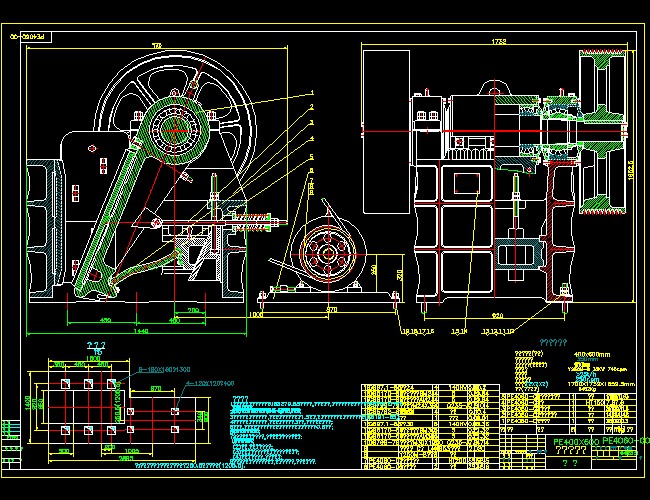 PE400X600�ʽ����CCAD���D