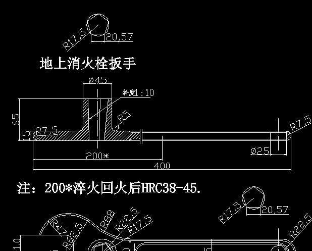 ��������˨���ֳߴ�CAD�D��