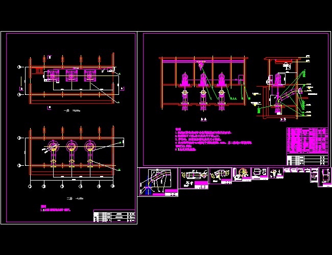 ��ˮ��վ�O(sh��)�䰲�b�DCAD�D��