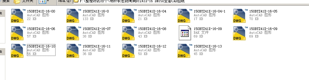 ���Uܛ�ܷ��l�yBYZ41Xһ16 DN100ȫ��CAD�D��