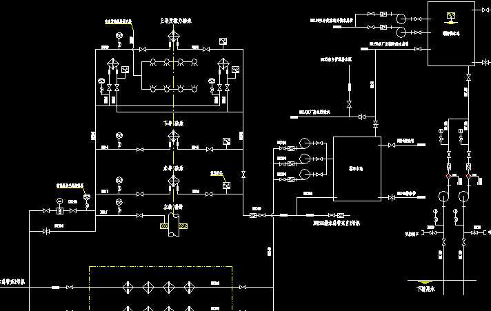 ���g��ˮ��������ˮϵ�y(t��ng)�D(�޸�)CAD�D��