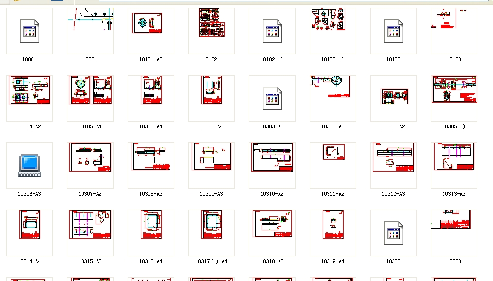 400X500�Pʽ�ӹ�����ȫ��CAD�D��