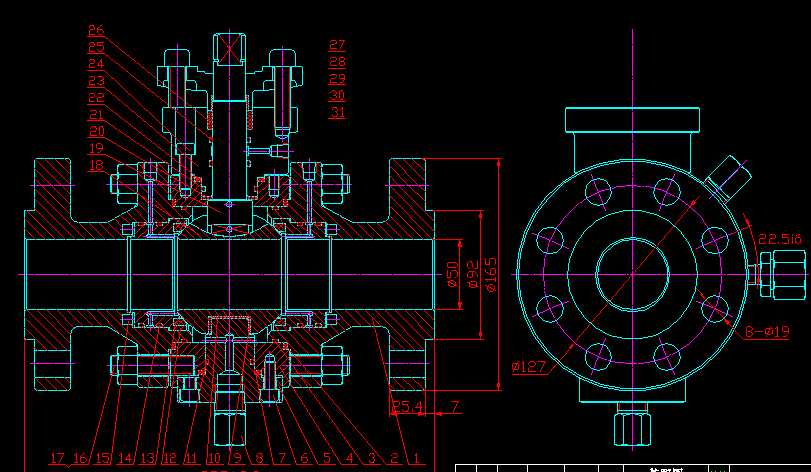 NPS2һ600LB�����y����CAD�D��
