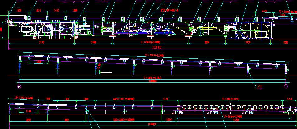 DSJ100һ80һ2X132����s��ʽݔ�͙C���D����CAD�D��