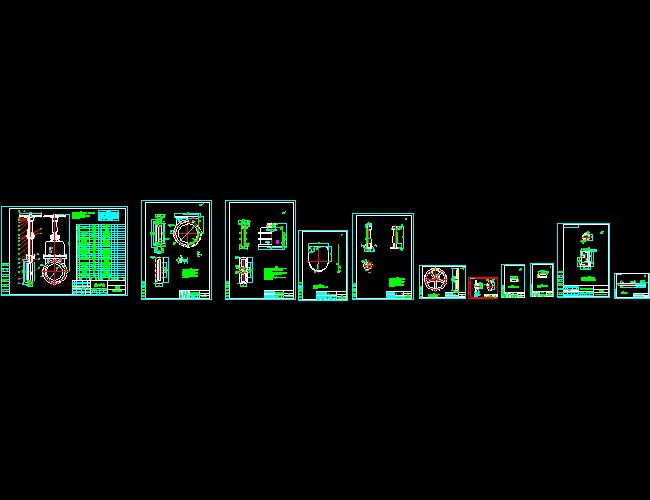 PZ73Hһ10һDN350���U���l�y�����yȫ��CAD�D��