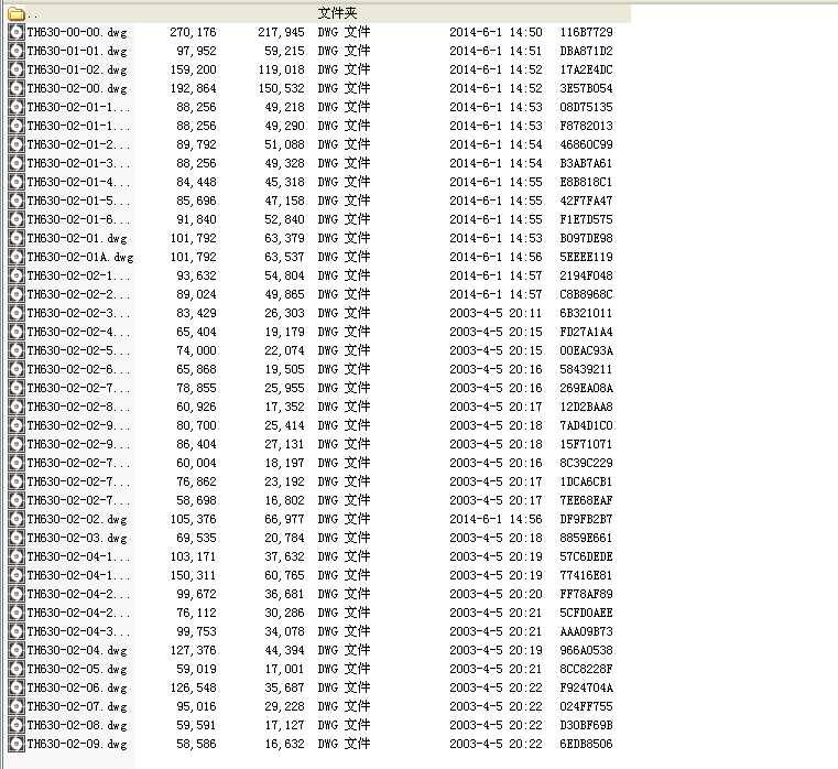 TH630�A�h朶�ʽ�����C��Dwg��ʽ39���D��