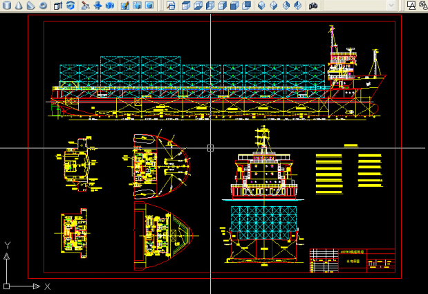 400TEU���b�䴬�O(sh��)Ӌ(j��)�D