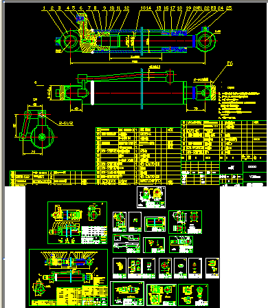 YC35�ھ�C���U�͸�Һ���� ȫ��CAD�D���������