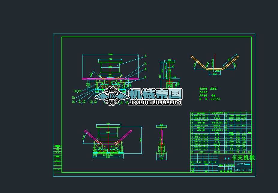 42X3.2���ܳ���ģCAD���D