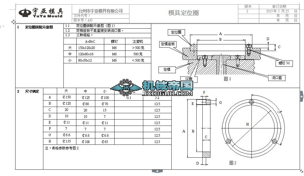 ģ�߶�λȦ�ӹ���(bi��o)��(zh��n)