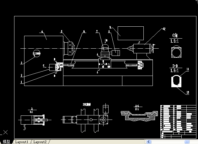 CA6150��ͨ܇����(sh��)�ؼ��g(sh��)�������ΈD