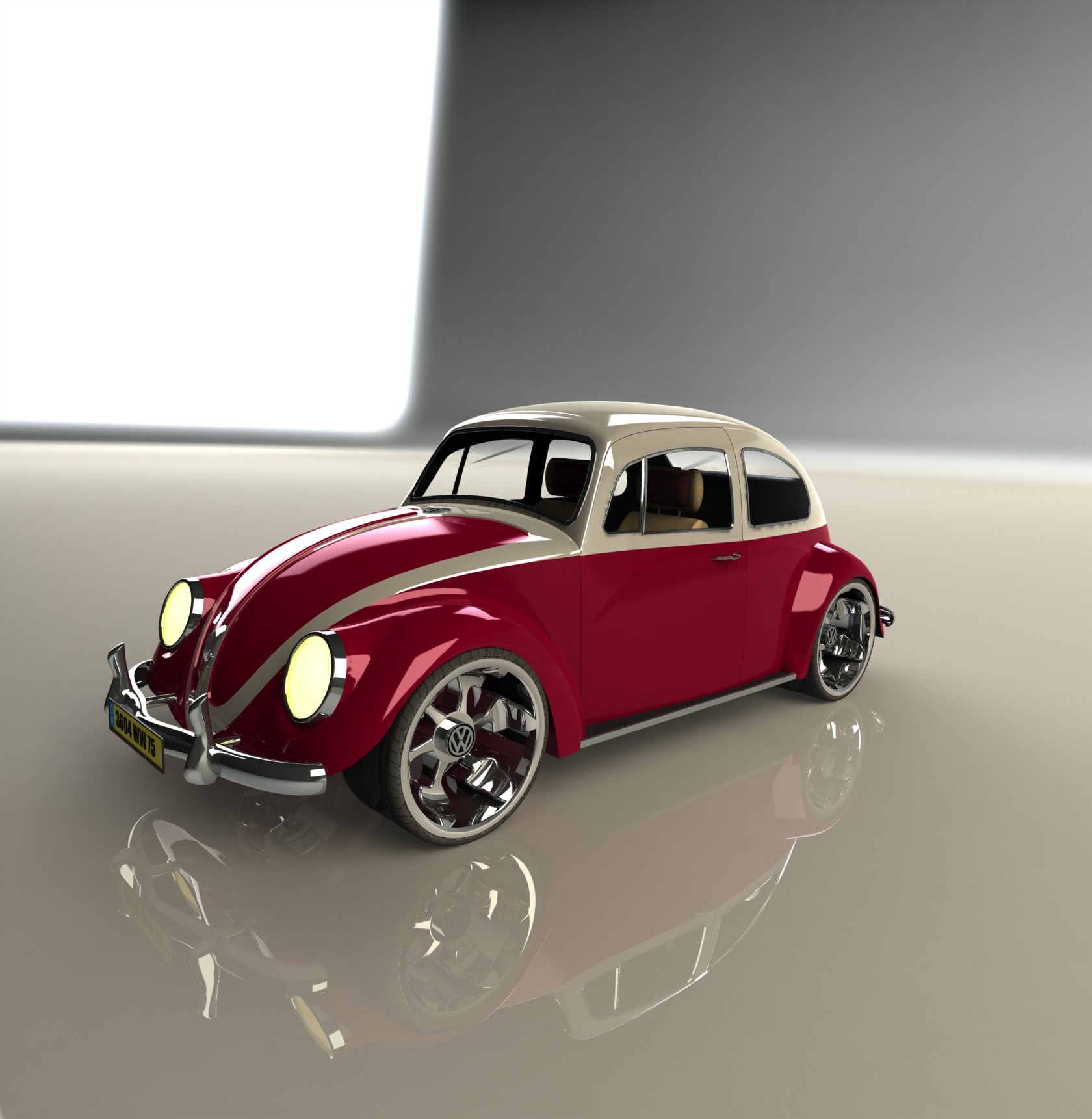 �󱊼ך��xVW beetle��܇ģ��3D�D��