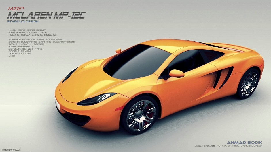 �~�P��McLaren MP4һ12C������܇3D�D����IGS��ʽ