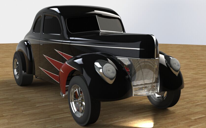 ����1940 Ford Coupe�Ϡ�܇ģ��3D�D��