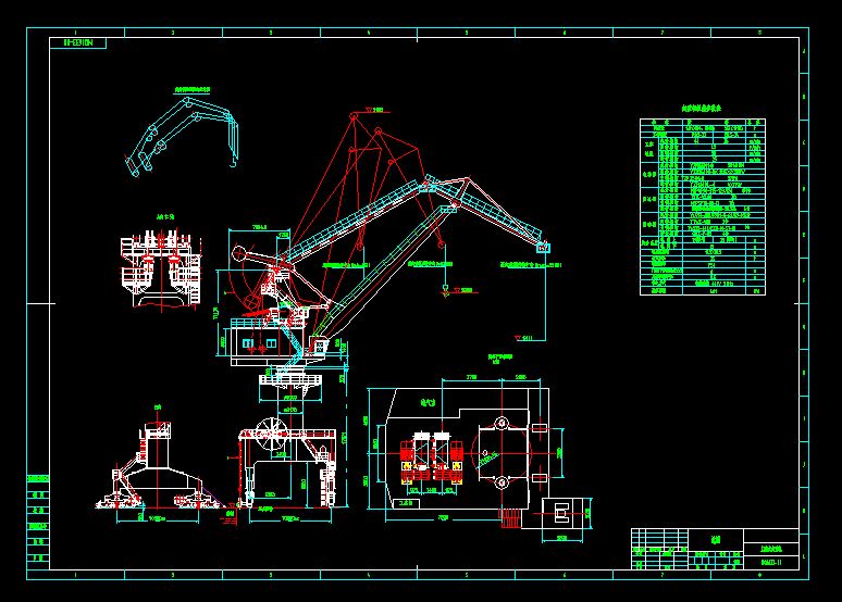 MQ1633�T��ʽ���ؙC���D��dwg��exb�ɷN��ʽ��һ���D��