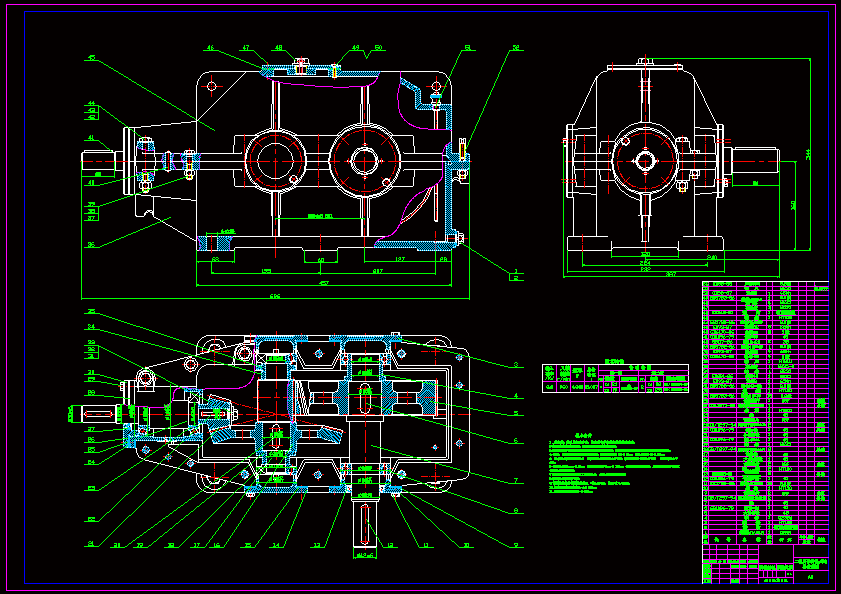 3KW��15���ӱȵĶ����A�F�A���X݆�p����CAD�D��
