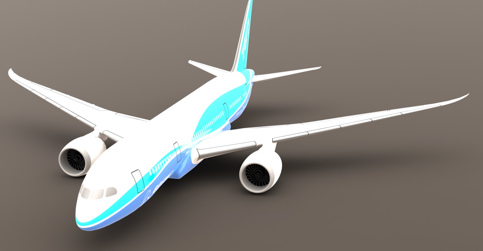 boeingһ787�����w�Cģ��3D�D��