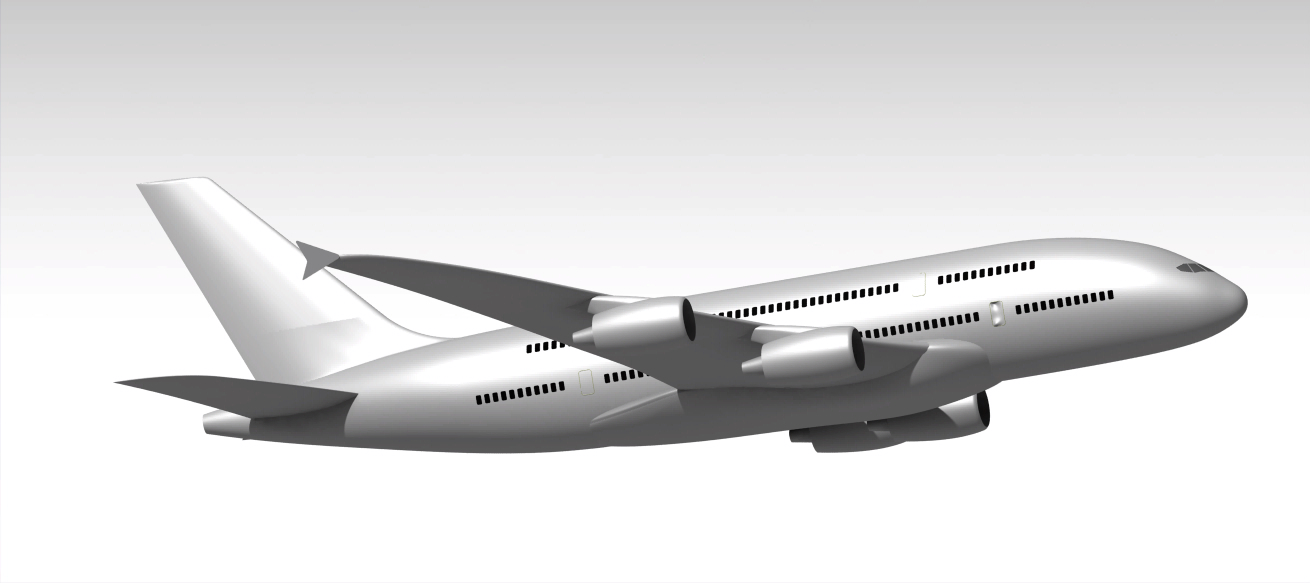 �տ�A380�w�Cģ��3D�D�� IGS��ʽ