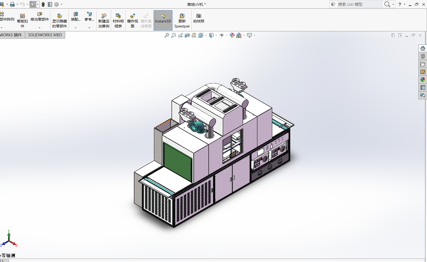 �p��ʽUV�C(j��).��(n��i)Ƕ���A��(�֙C(j��)��ĻUV�̻��C(j��))3Dģ�� Solidworks�O(sh��)Ӌ(j��)