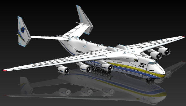 Antonov ��һ225�\ݔ�C3Dģ��SOLIDWORKS2013�OӋ