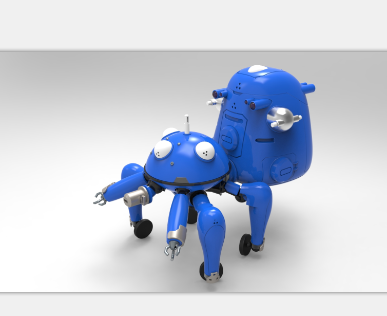 Tachikoma�����C��ꠙC����ģ������3D�D�� STP��ʽ