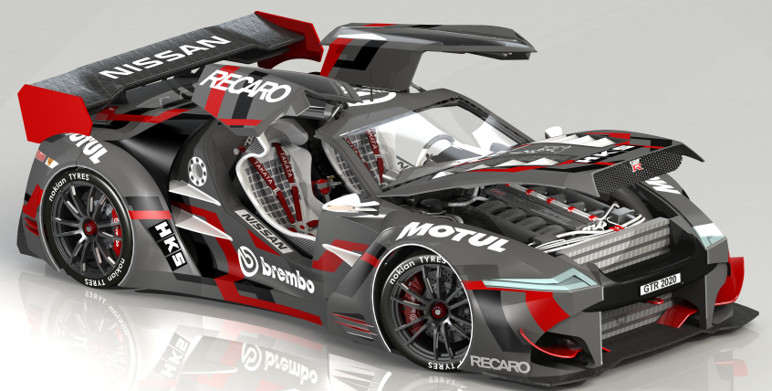 Nissan gtr 2020������܇3D�D��