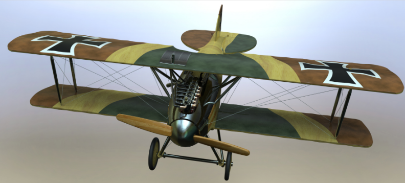 һ��(zh��n)����(zh��n)���C(j��)Albatros D.II���S��ģ�D�� solidworks�O(sh��)Ӌ(j��) �΂�(g��)sldprt�ļ�