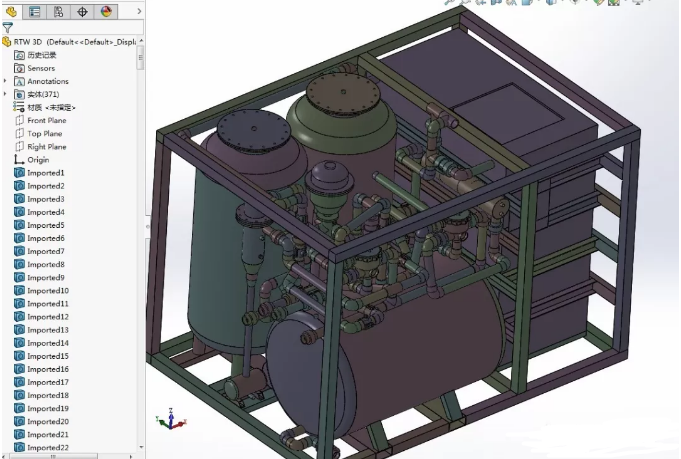 5�����מVˮ��ģ��3D�D�� Solidworks�O(sh��)Ӌ(j��)